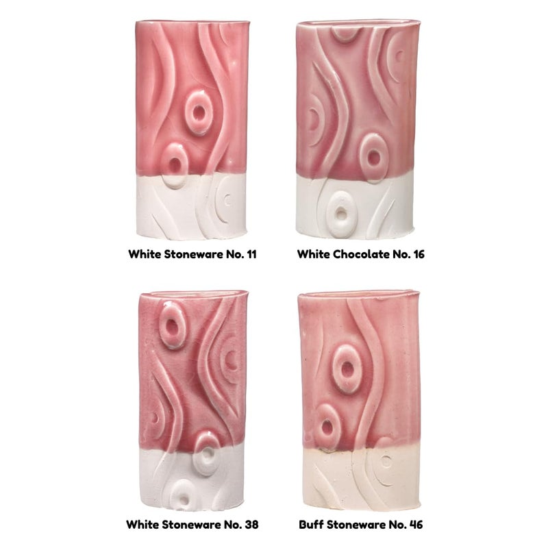 AMACO Celadon C-53 Weeping Plum Raspberry Red High Fire Transparent Gloss Glaze Pint, 16 oz. (473 mL), 100% Mixable Mid-High Fire Cone 5-6 (C) Liquid Ceramic Pottery Glaze for Bisque - Image 4